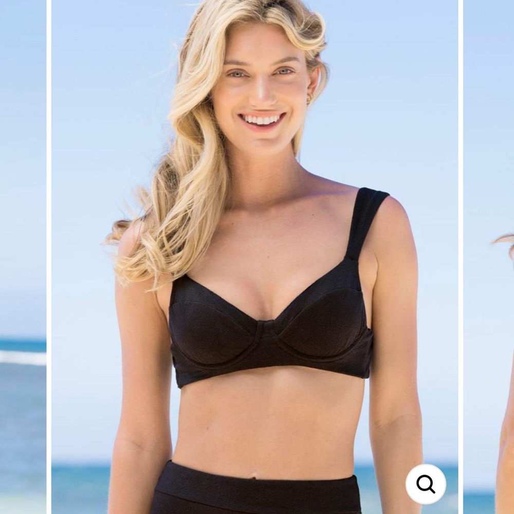 Maaji Bailey black swimsuit top size L